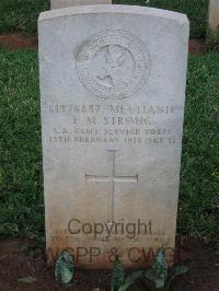 Dar Es Salaam War Cemetery - Strong, Frank Montgomery